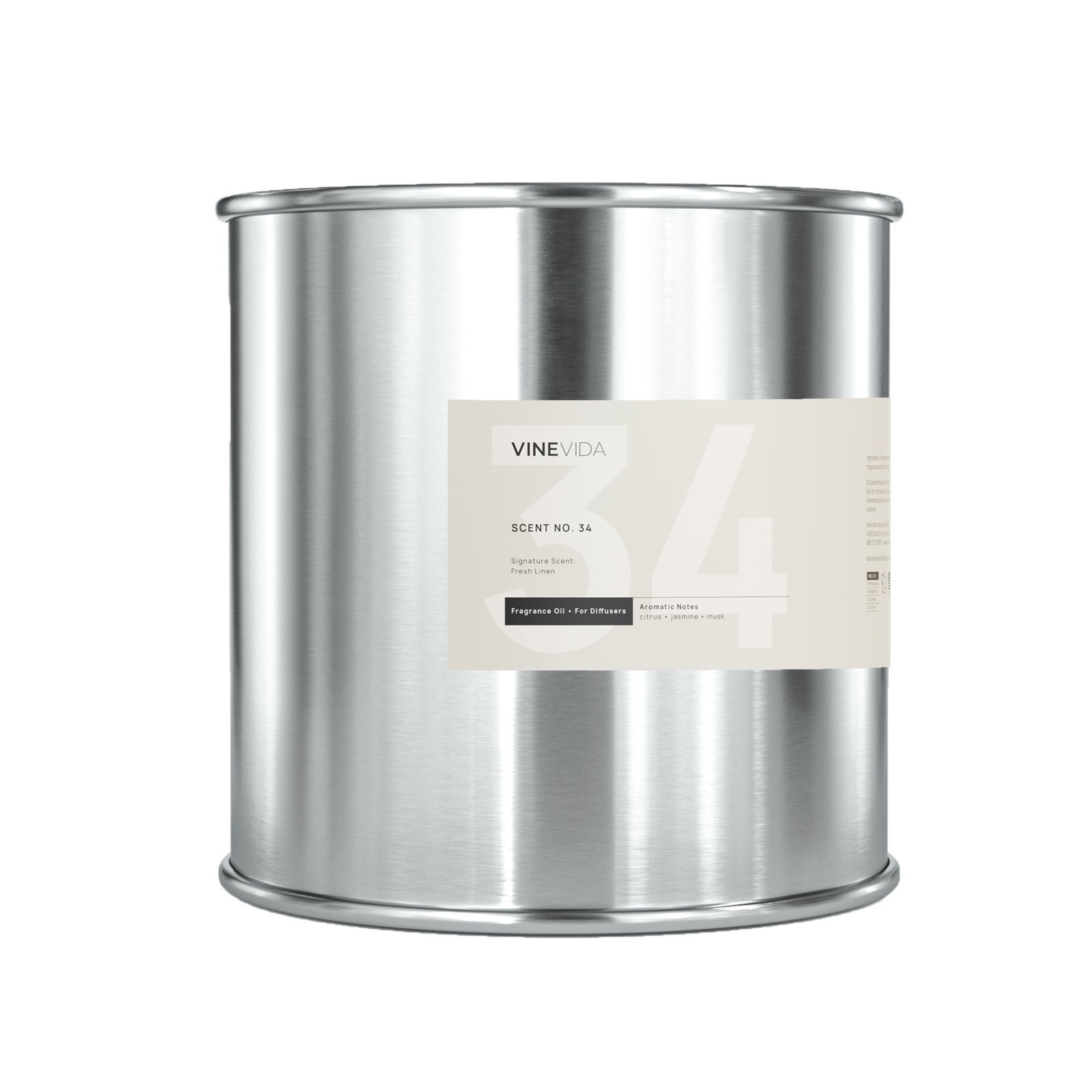 NO. 34 Fragrance Oil for Cold Air Diffusers - Fresh Linen