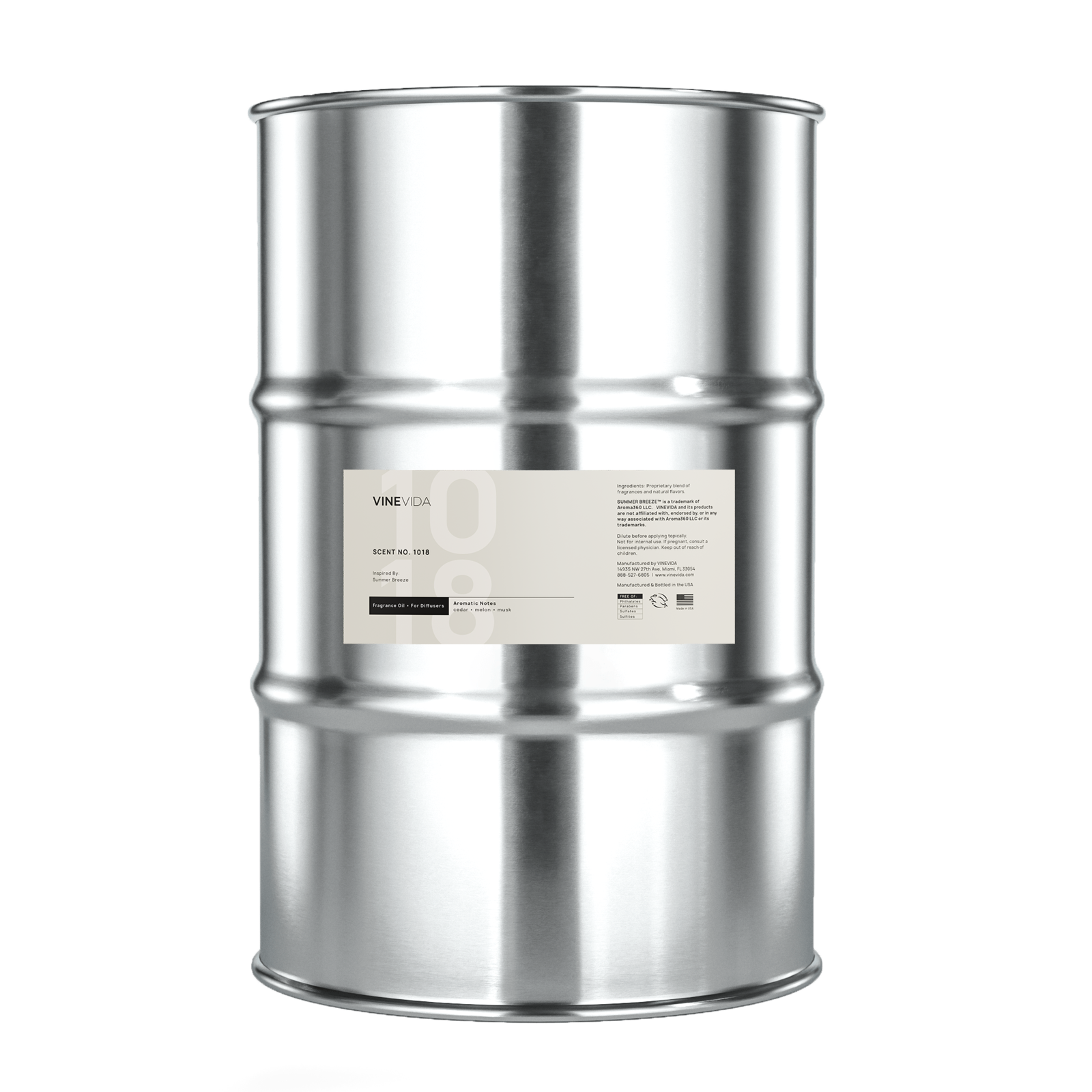 NO. 1018 Fragrance Oil for Cold Air Diffusers - Inspired by: Summer Breeze & Ritz Carlton Hotel