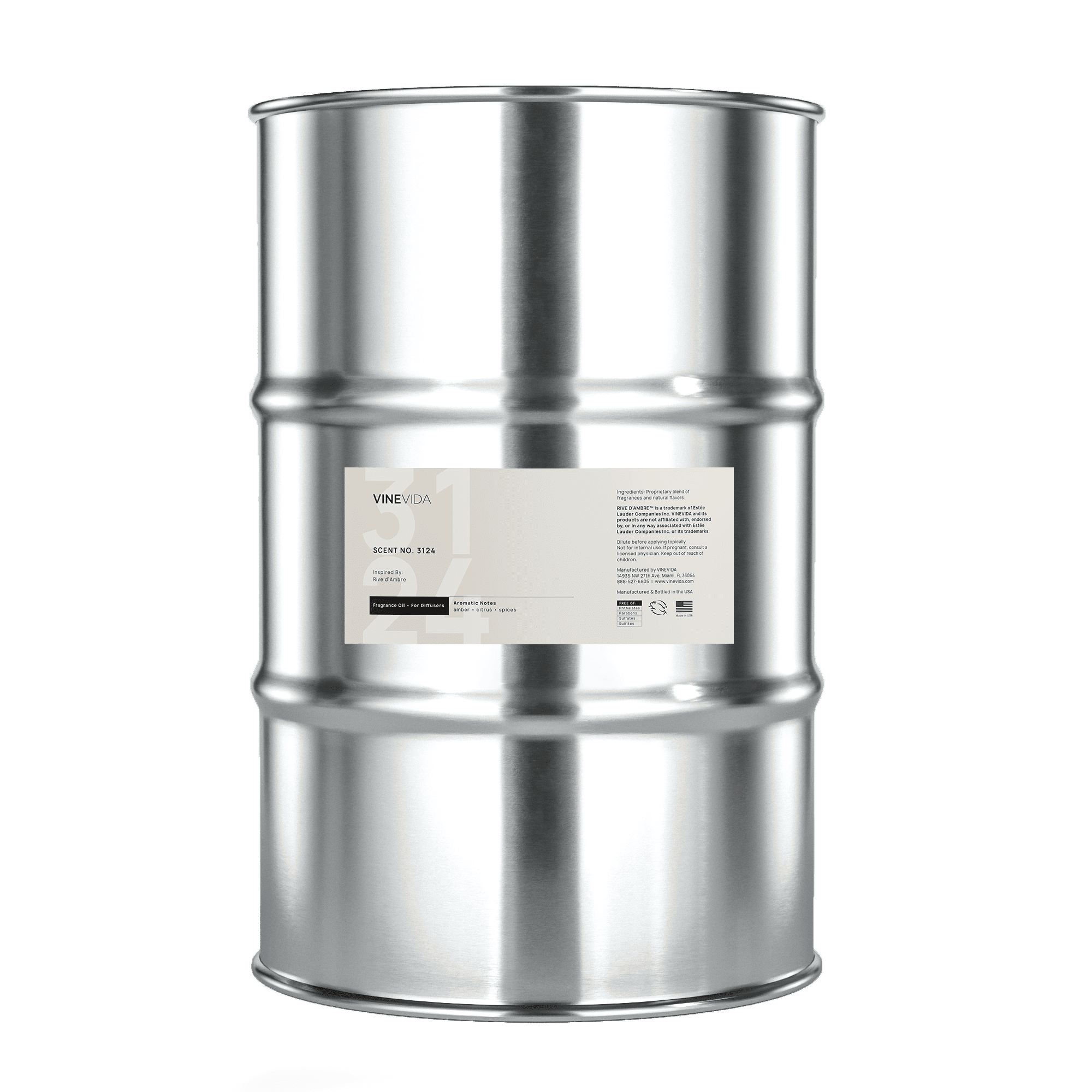 NO. 3124 Fragrance Oil for Cold Air Diffusers - Inspired by: Rive d'Ambre by Tom Ford
