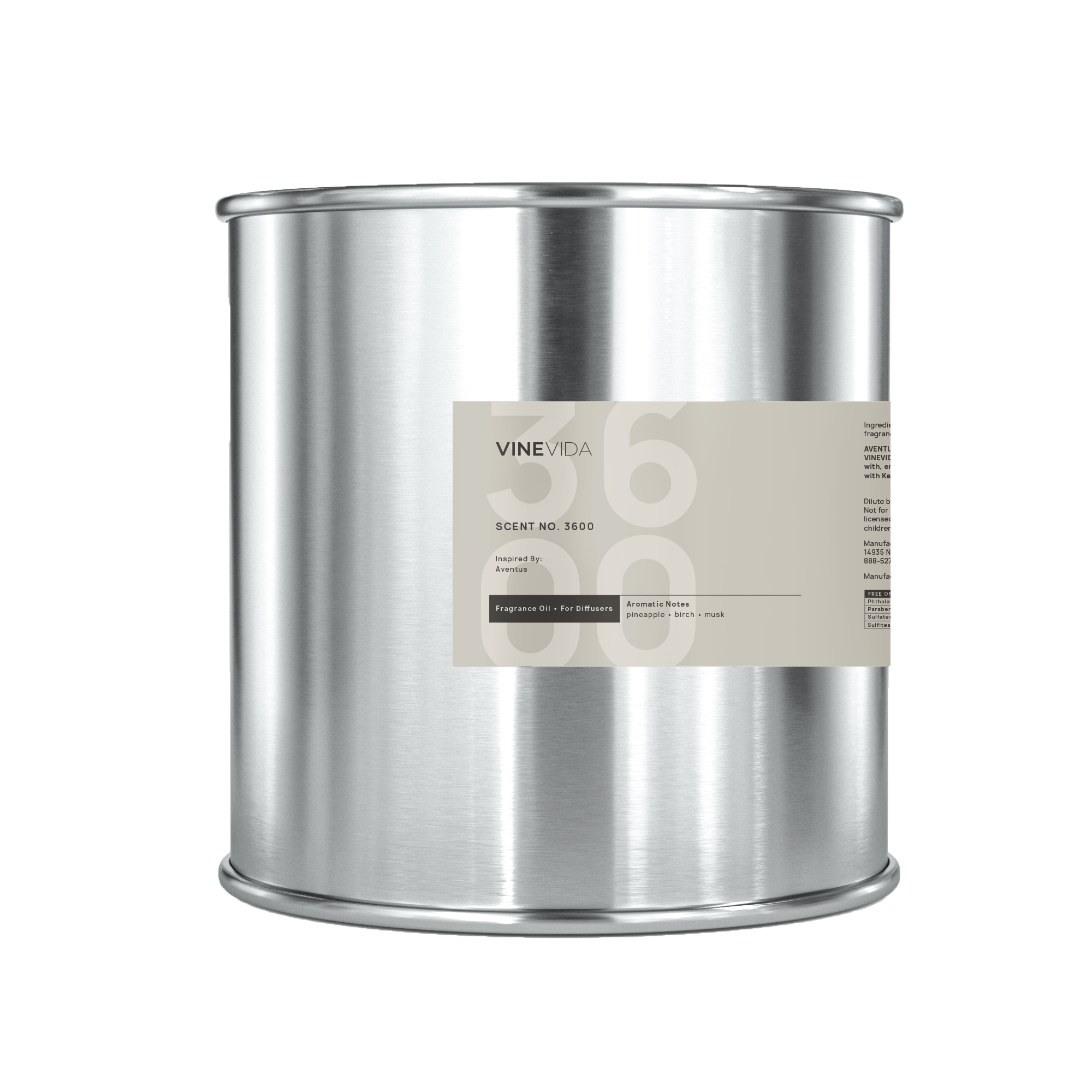 NO. 3600 Fragrance Oil for Cold Air Diffusers - Inspired by: Aventus by Creed